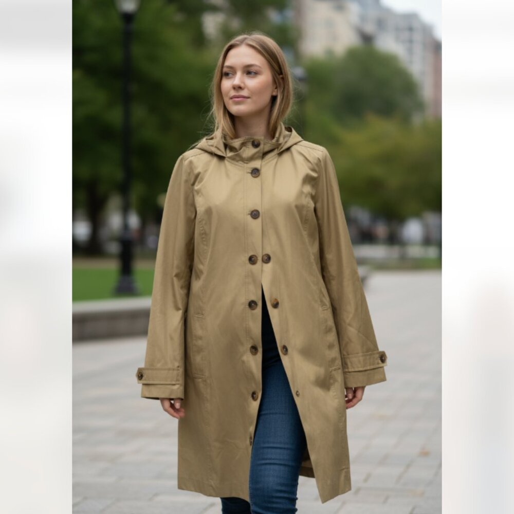 House of Harlow 1960 Tan Trench Coat - Picture 2 of 7